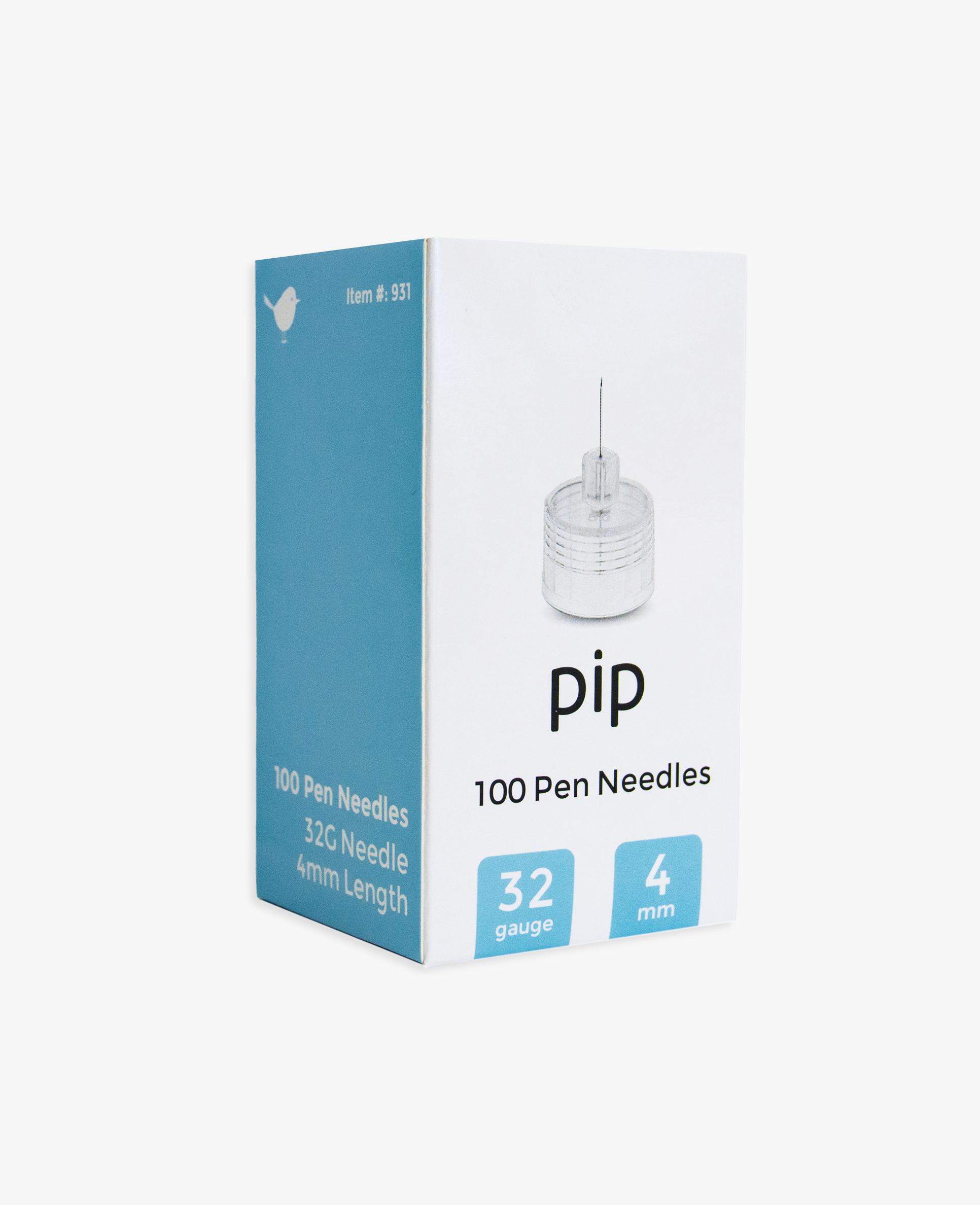  Pip Insulin Pen Needles (32G 4mm) 100 Pieces : Health